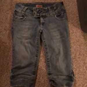 Denim capris